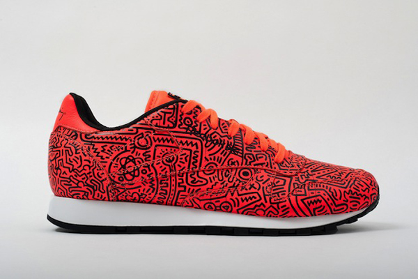 Keith Haring x Reebok rouge